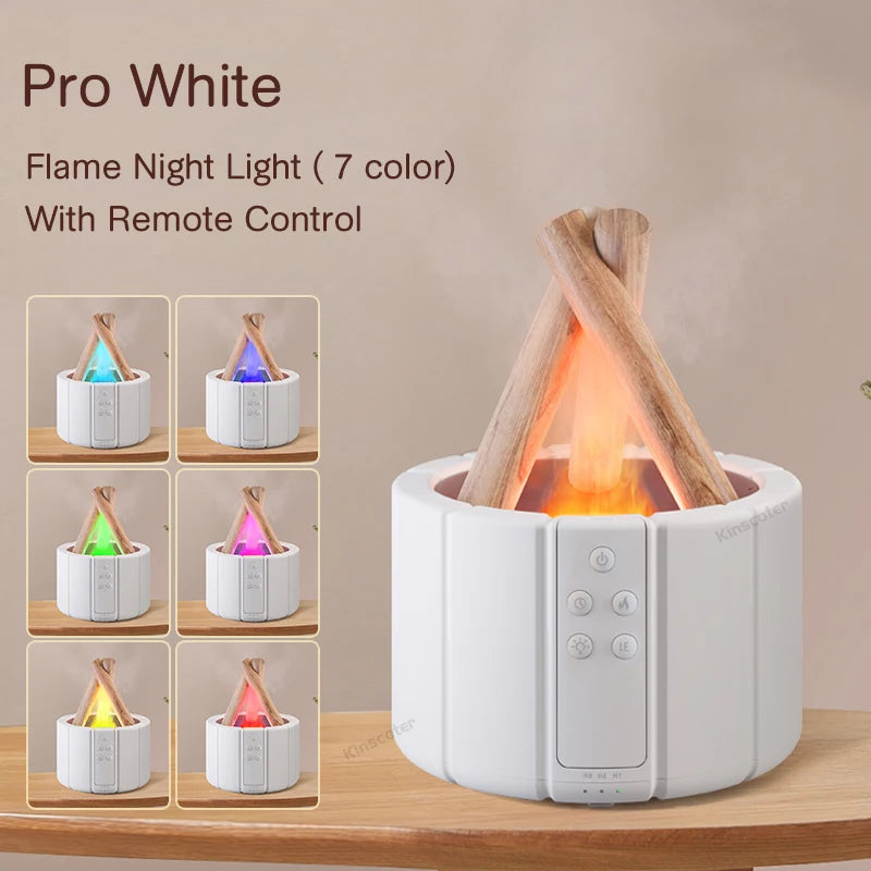 USB Silent Simulation Bonfire Aromatherapy Diffuser