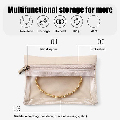 Zipper Jewelry Storage Bag