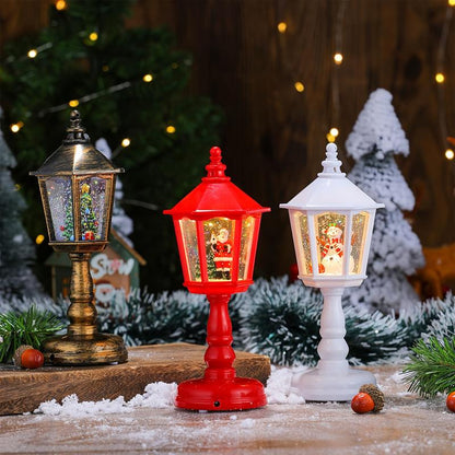 Christmas Snow Night Light with Music Luminous Decoration Lamp