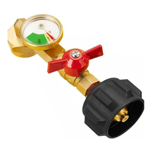 Top-Rated Propane Refill Elbow Adapter with Tank Gauge