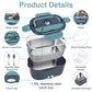 2-in-1 Portable Dual Voltage Electric Lunch Box