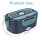 2-in-1 Portable Dual Voltage Electric Lunch Box