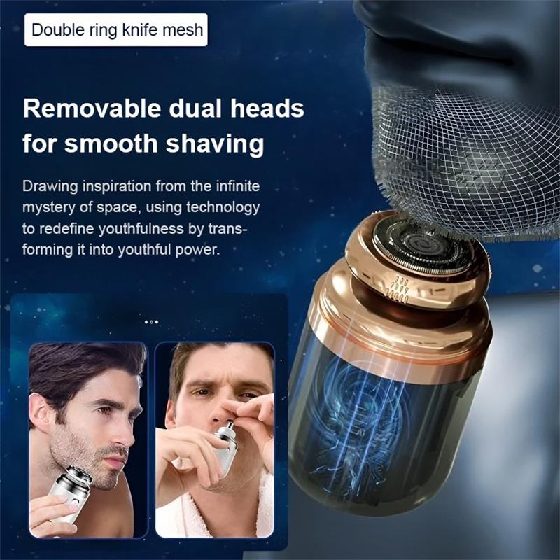 2-in-1 Multifunctional Convenient Capsule Electric Smart Shaver