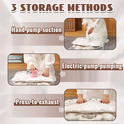 Clothes-hanging Compression Vacuum Storage Bags