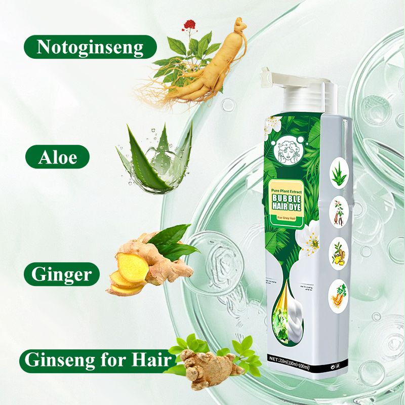 Natural Plant Essence Extract Bubble Hair Dye