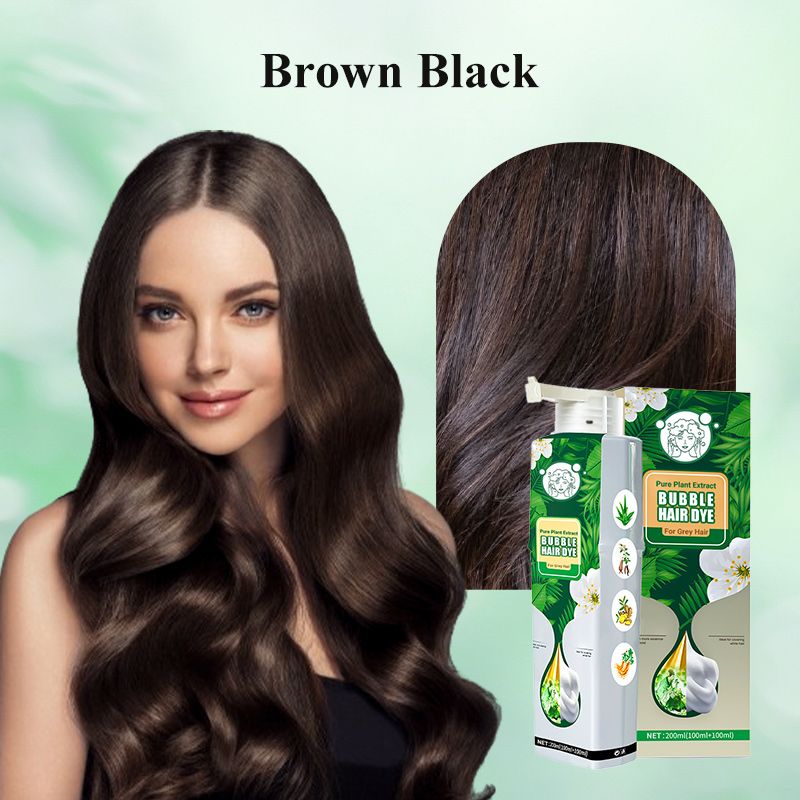 Natural Plant Essence Extract Bubble Hair Dye