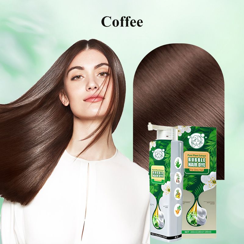 Natural Plant Essence Extract Bubble Hair Dye