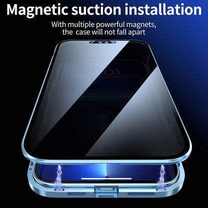 Magnetic Double-sided Glass Phone Case for iPhone Series