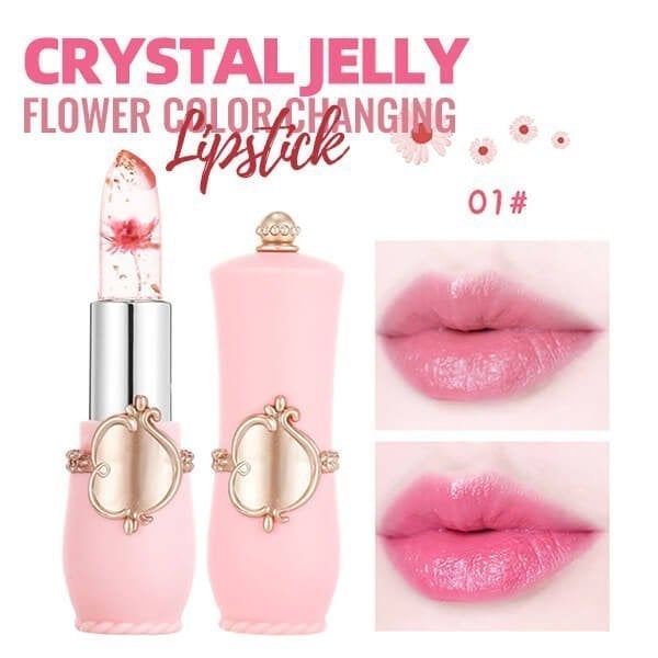 Crystal Jelly Flower Color Changing  Lipstick