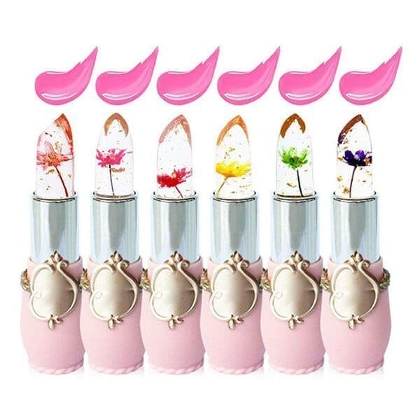 Crystal Jelly Flower Color Changing  Lipstick