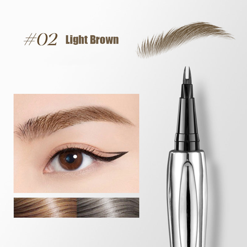 Natural Waterproof Eyebrow Pen with Microfine Tip