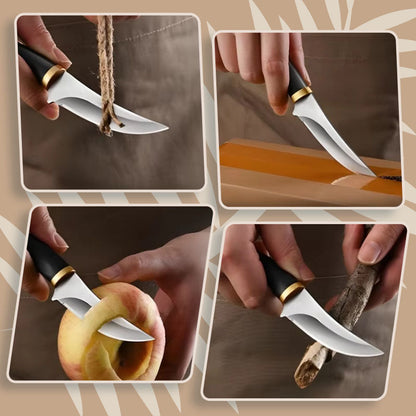 Multipurpose Outdoor Portable Fruit Knife with Sheath