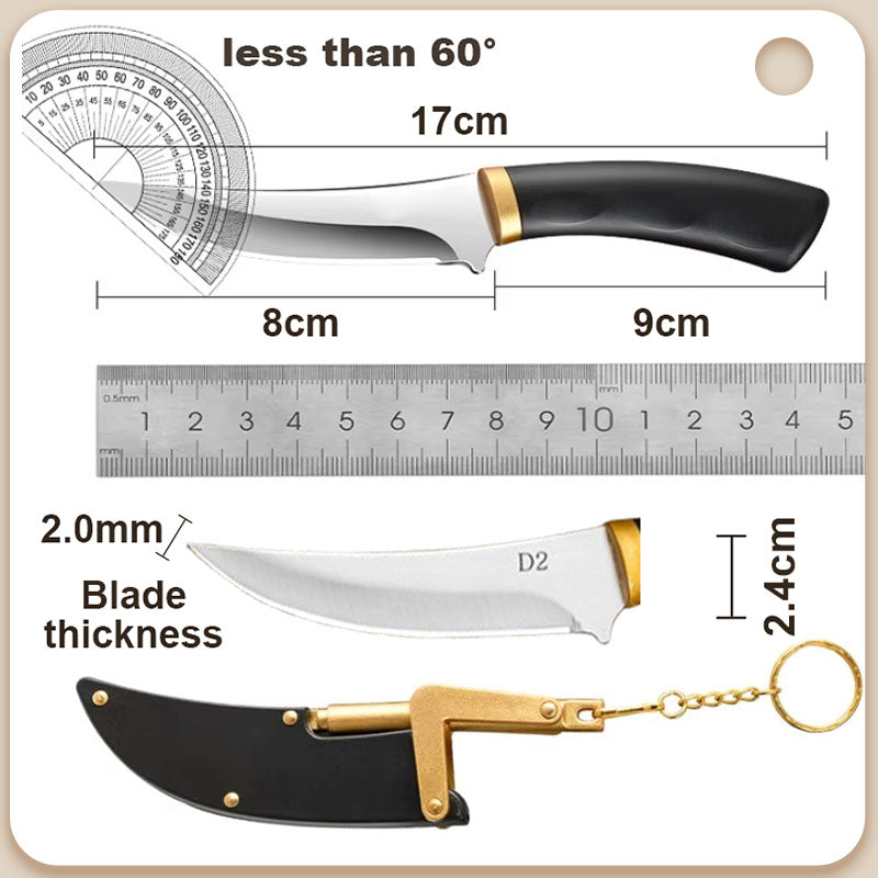 Multipurpose Outdoor Portable Fruit Knife with Sheath