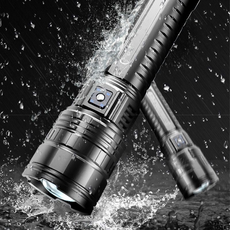 Multifunctional White Laser Telescopic Zoom Tactical Flashlight