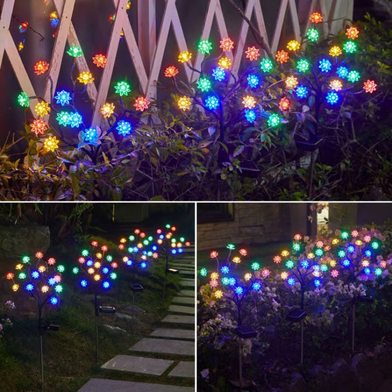 Solar-Powered Weather Resistant Garden LED Light Set