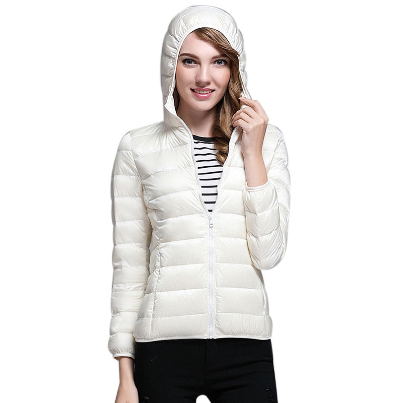 💥Early Winter Special Sale 50% OFF💥 Women's Hooded Light Down Jacket