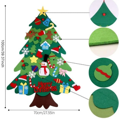 DIY Felt Christmas Tree Decoration