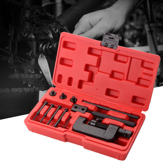 Chain Breaker & Rivet Tool Kit with Storage Box