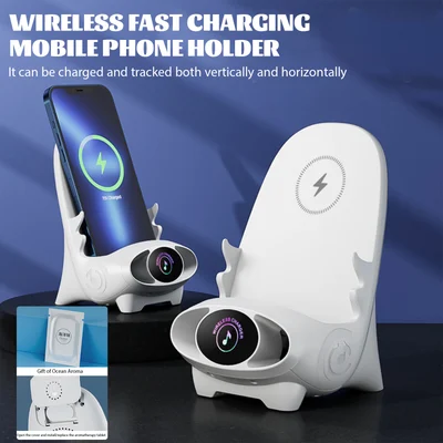 Mini Chair Wireless Fast Charger Multifunctional Phone Holder - Adapts to All Phones