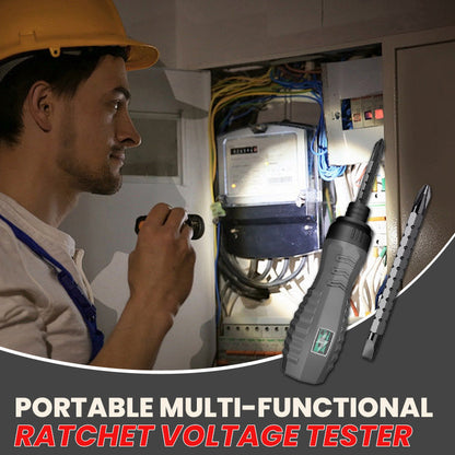 Portable Multi-Functional Ratchet Voltage Tester