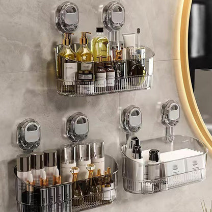 Suction Cup Storage Rack with Drain Hole