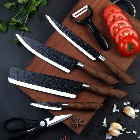 Professional Stainless Steel Kitchen Knife 6-Piece Set