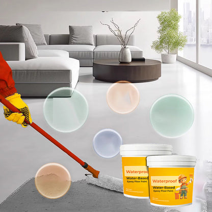 💥Limited Time Special Sale - 49% OFF💥 Waterproof Water-Based Epoxy Floor Paint