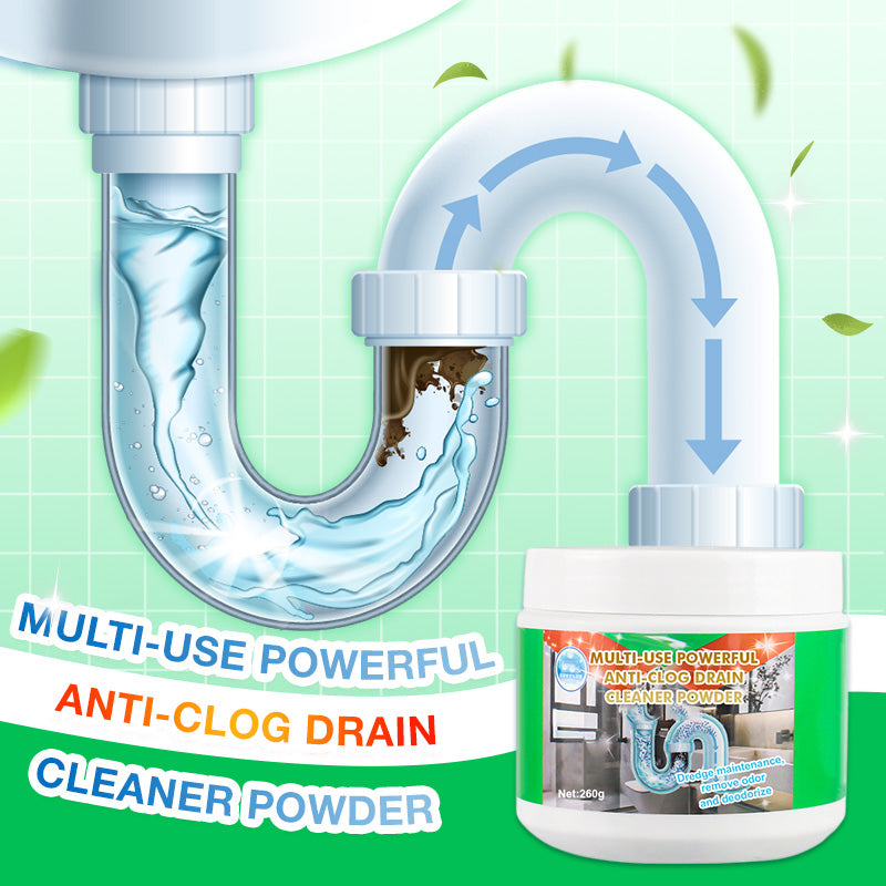 Multi-Use Powerful Anti-Clog Drain Cleaner Powder