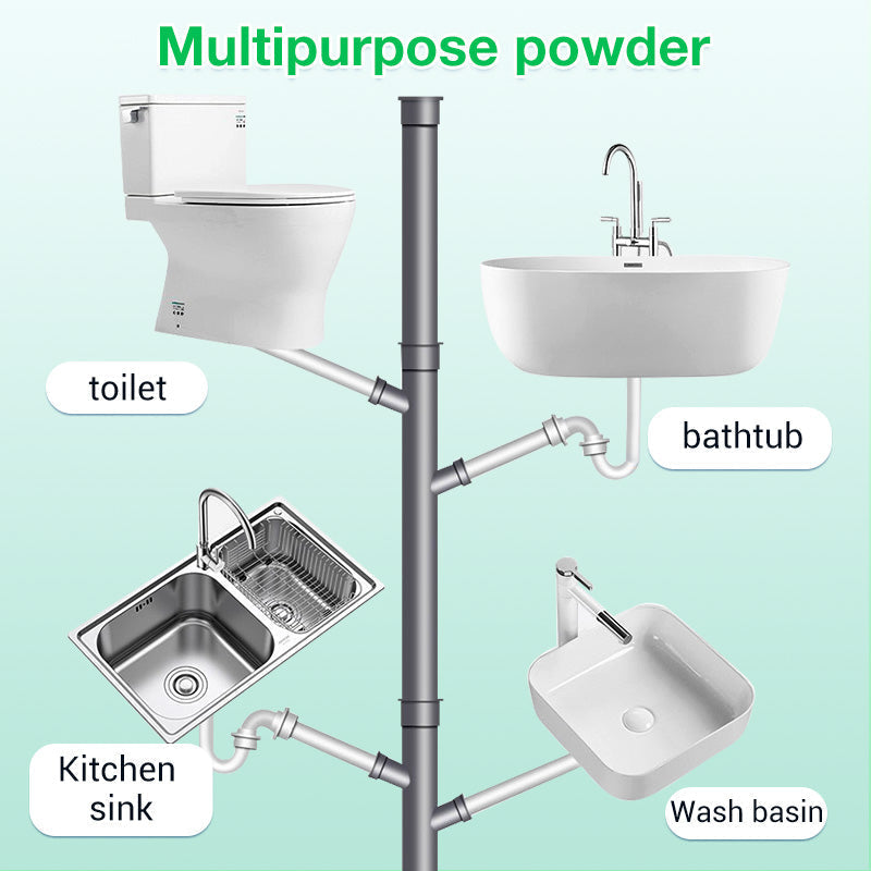 Multi-Use Powerful Anti-Clog Drain Cleaner Powder