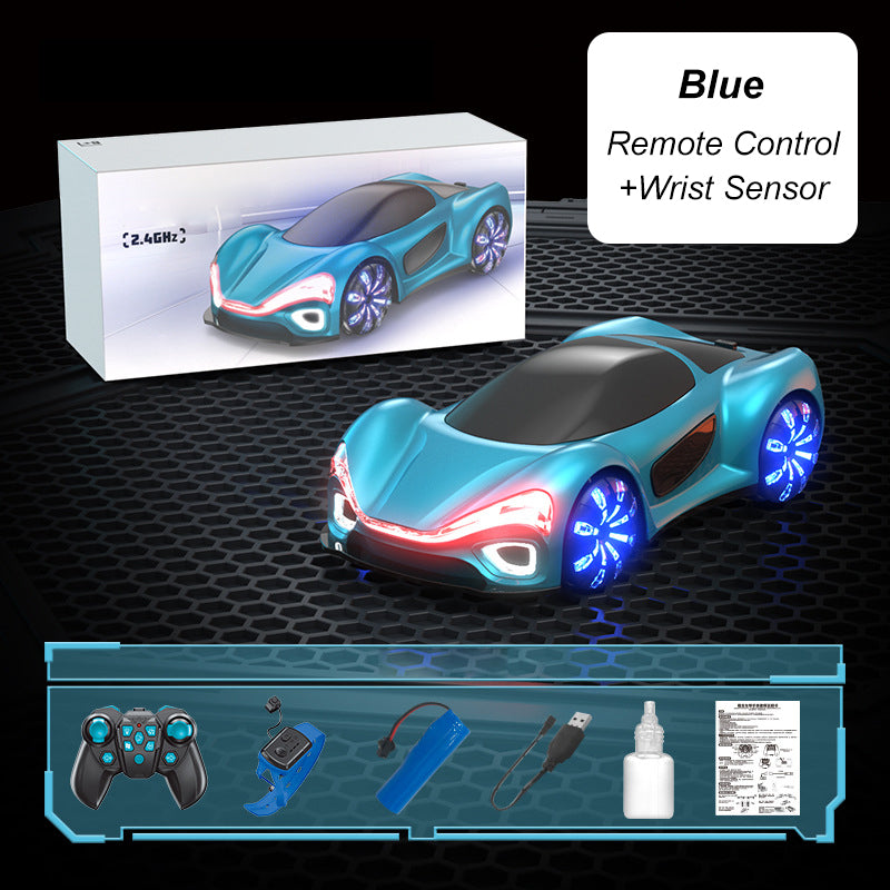 Gesture Sensing Stunt Light Spray Car Toys