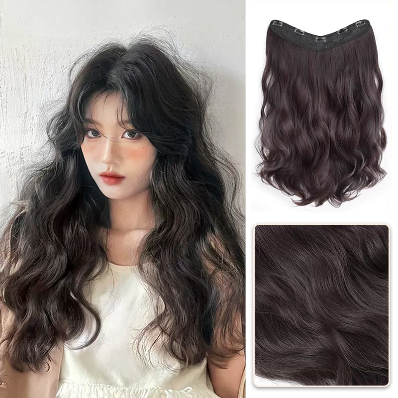 Clip in U-Shaped Hair Extension Hairpiece for Women