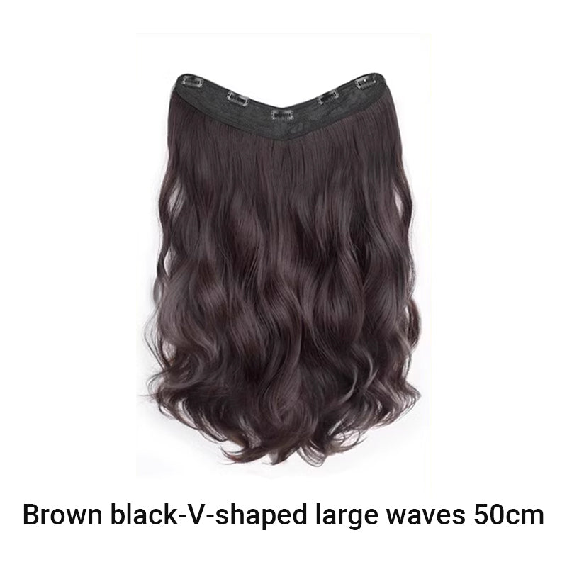 Clip in U-Shaped Hair Extension Hairpiece for Women