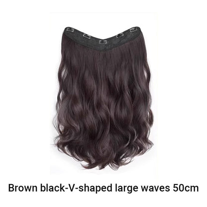 Clip in U-Shaped Hair Extension Hairpiece for Women