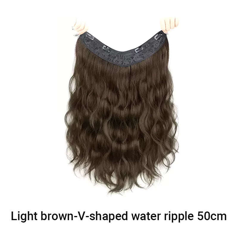 Clip in U-Shaped Hair Extension Hairpiece for Women