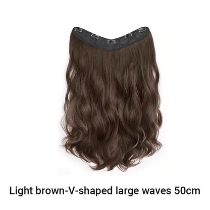 Clip in U-Shaped Hair Extension Hairpiece for Women